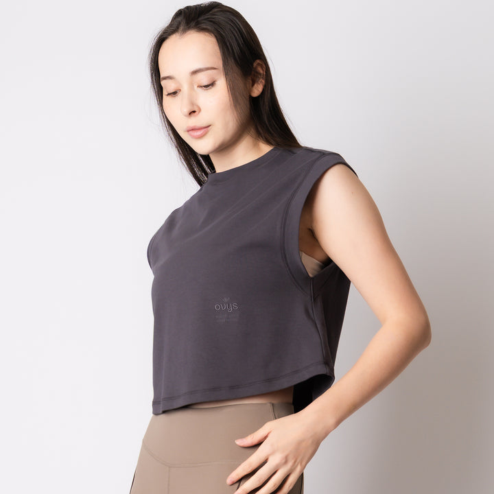 WMNS C-MESH SLEEVELESS SHORT SHIRT