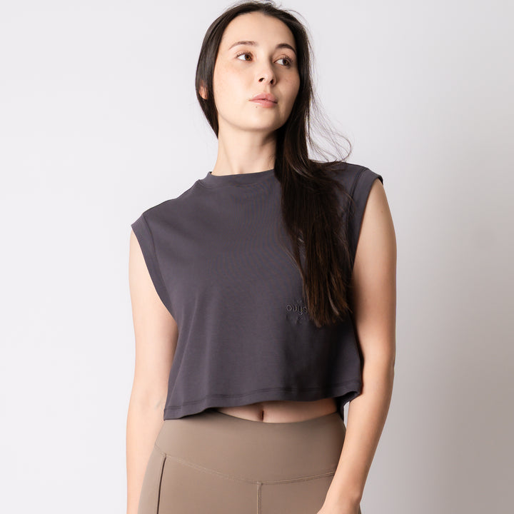 WMNS C-MESH SLEEVELESS SHORT SHIRT