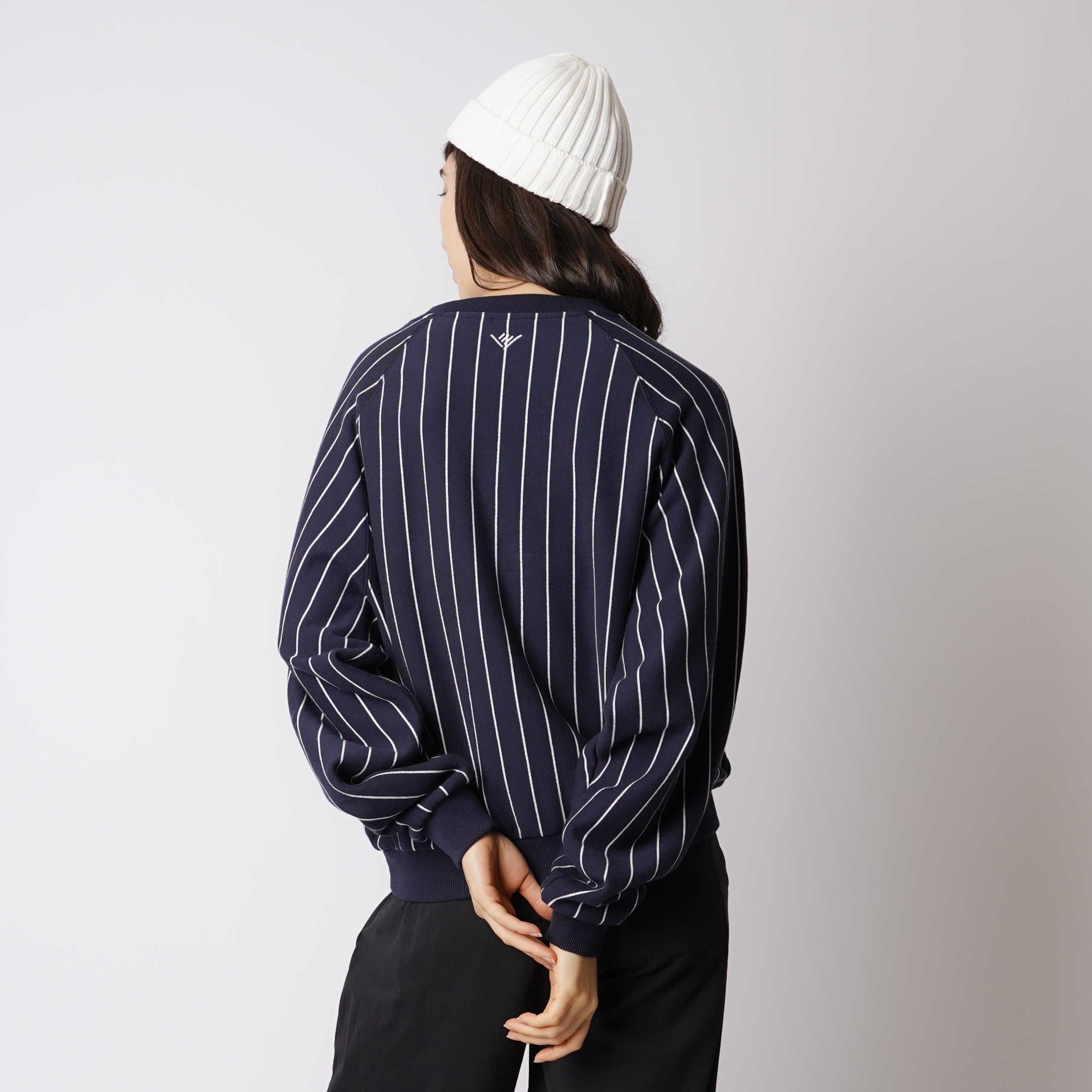 レディース【ovys公式】ストライプスウェットクルーネック – ovys