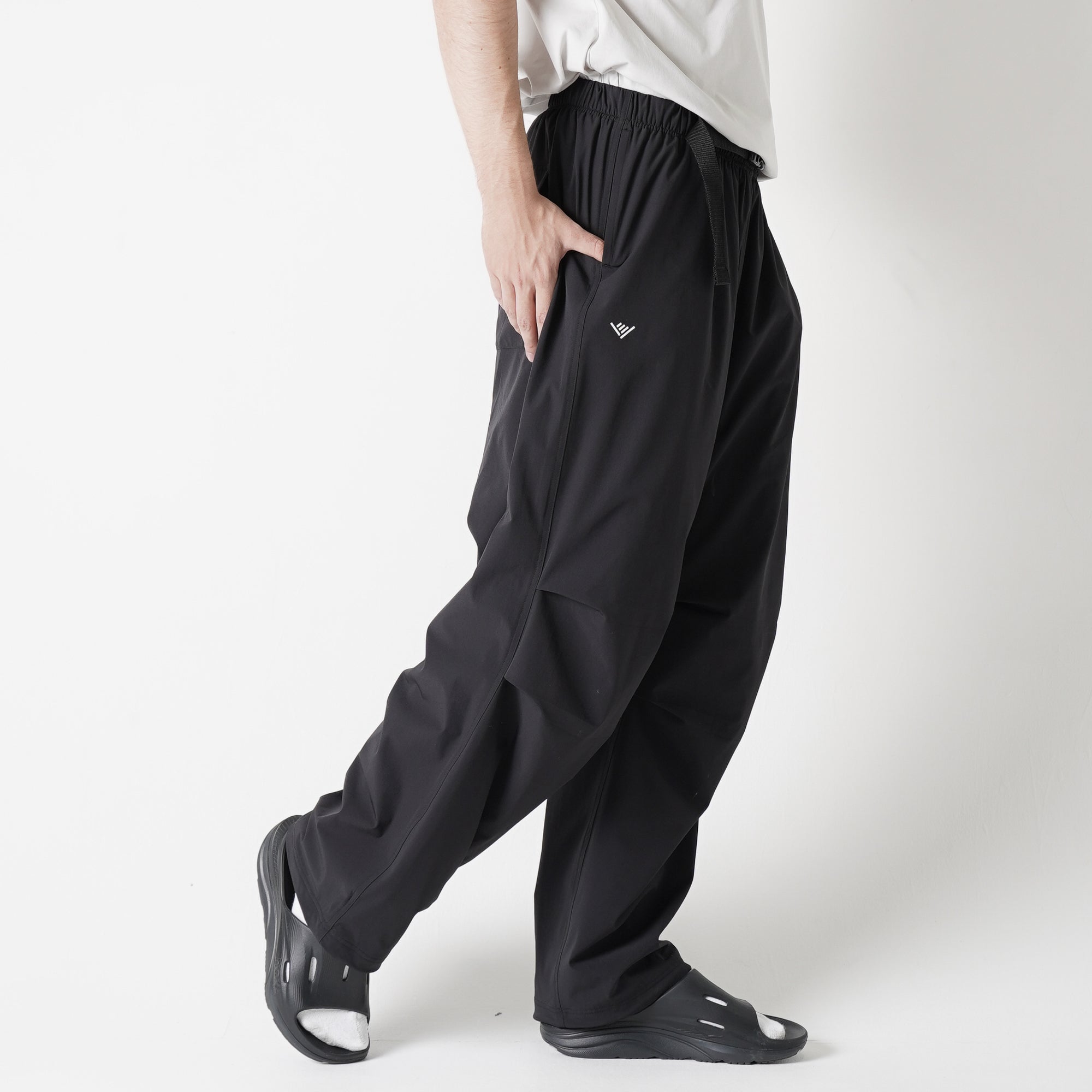 メンズ【ovys公式】ウォームワークアウトナイロンワイドパンツ／WARM