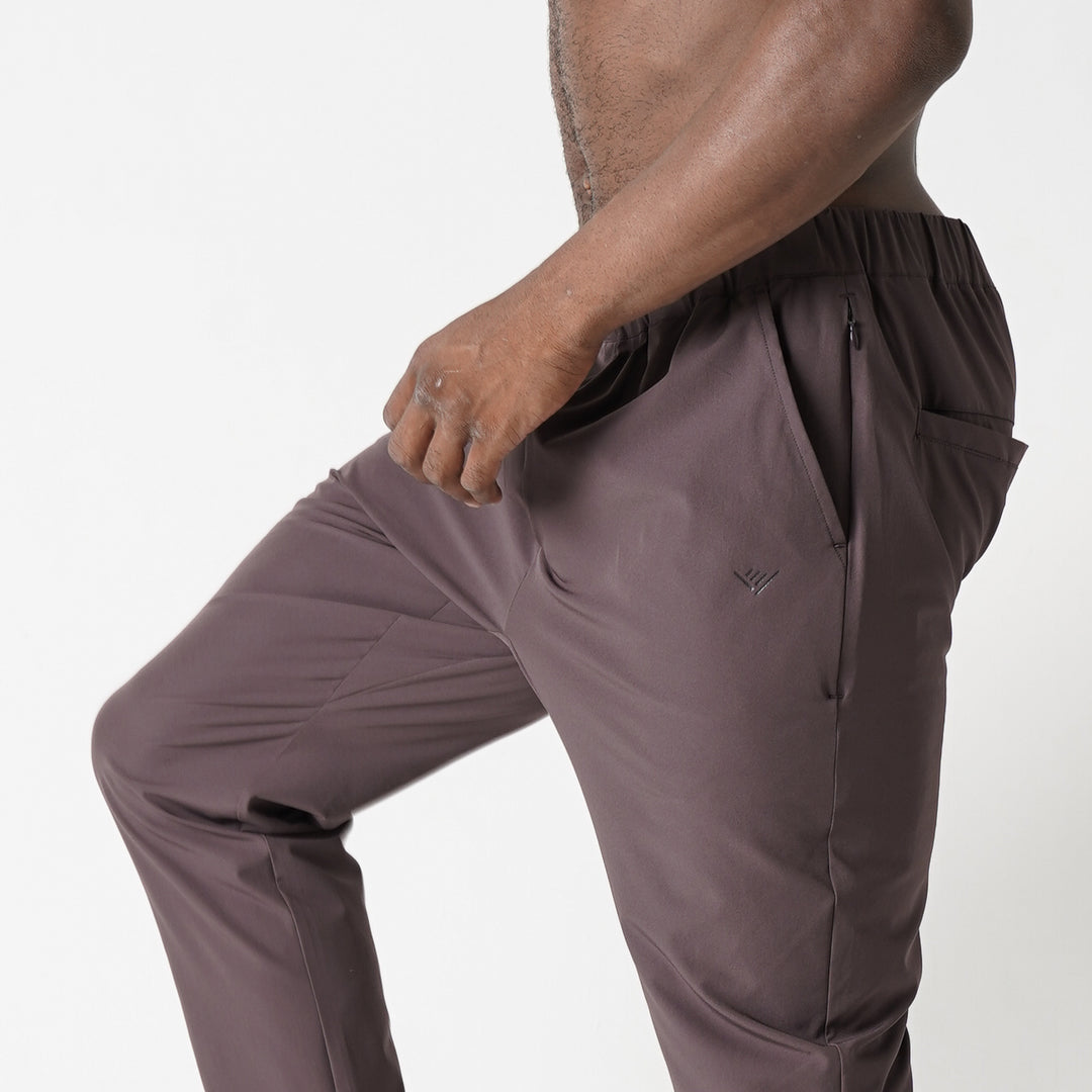 WORKOUT NYLON TRACK PANTS