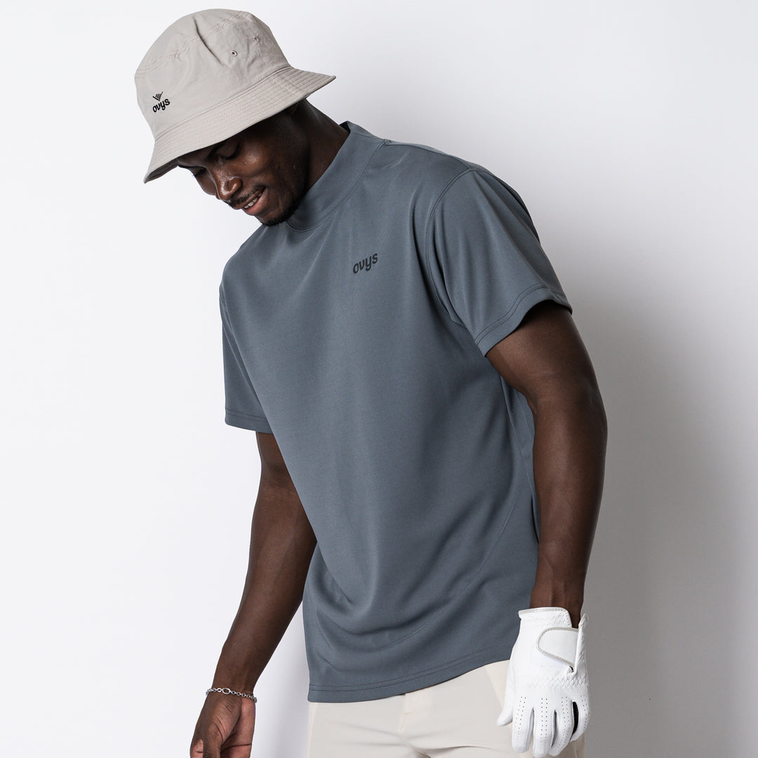 【7/17(金)発売】GRAIN-DRY BASIC MOCK NECK SS TEE