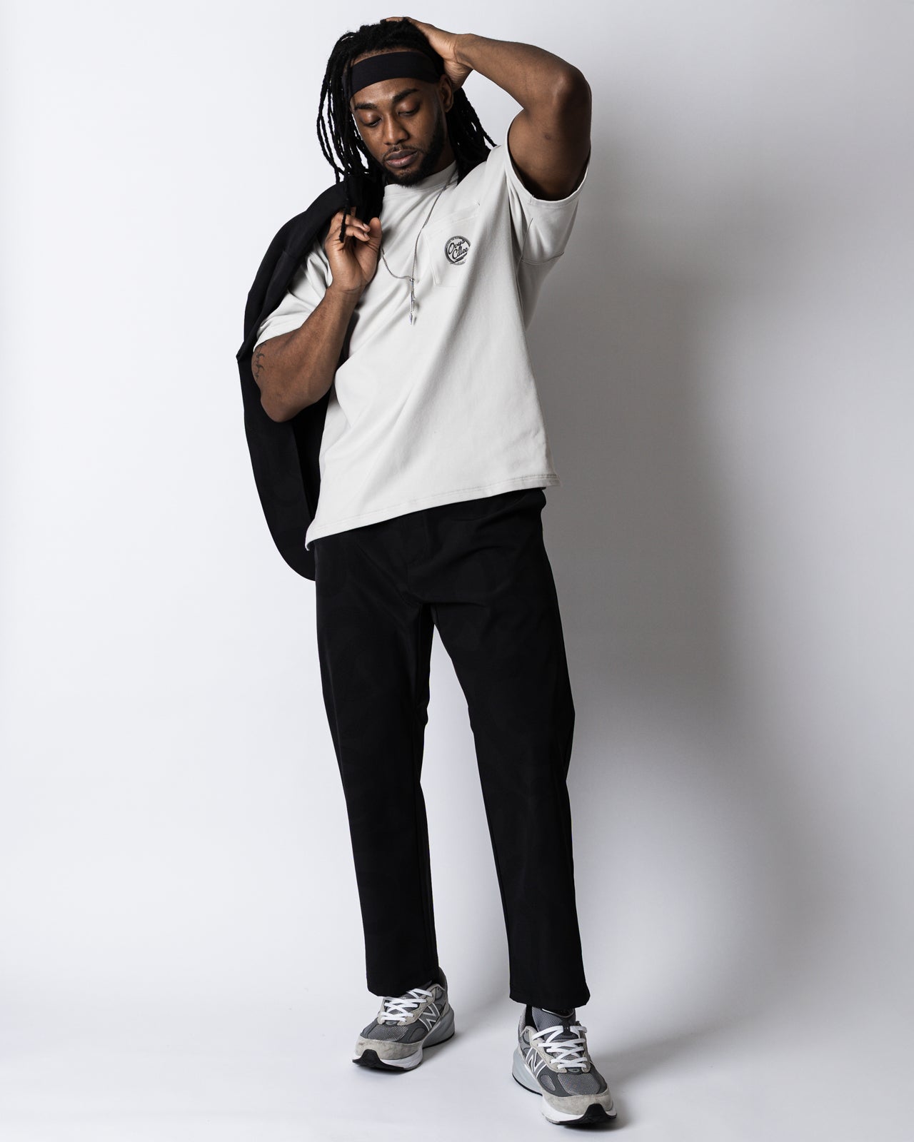 CALEE × ovys LOGO C-MESH OVERSIZED PKT SS TEE – ovys(オーヴィーズ)