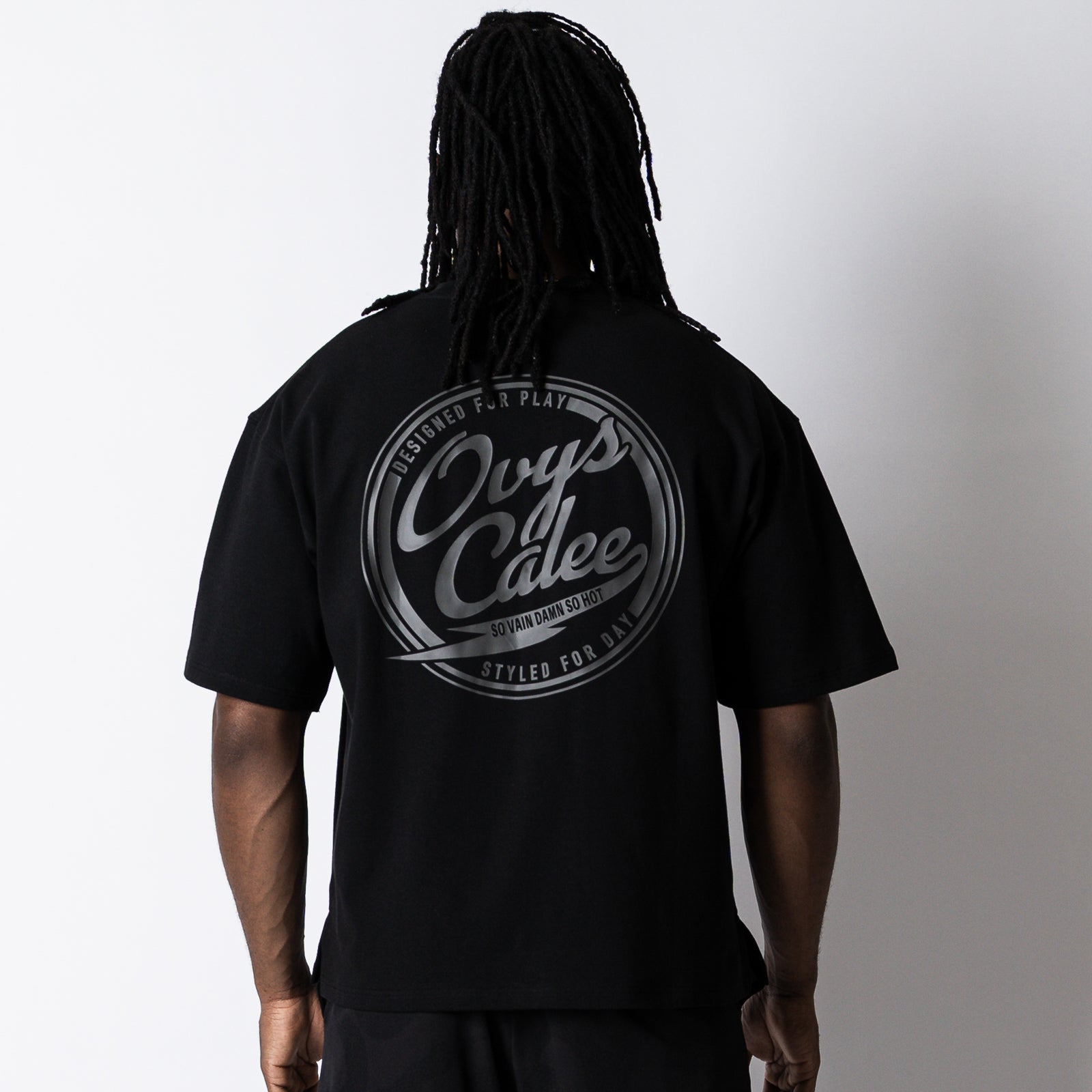 CALEE × ovys LOGO C-MESH OVERSIZED PKT SS TEE – ovys(オーヴィーズ)