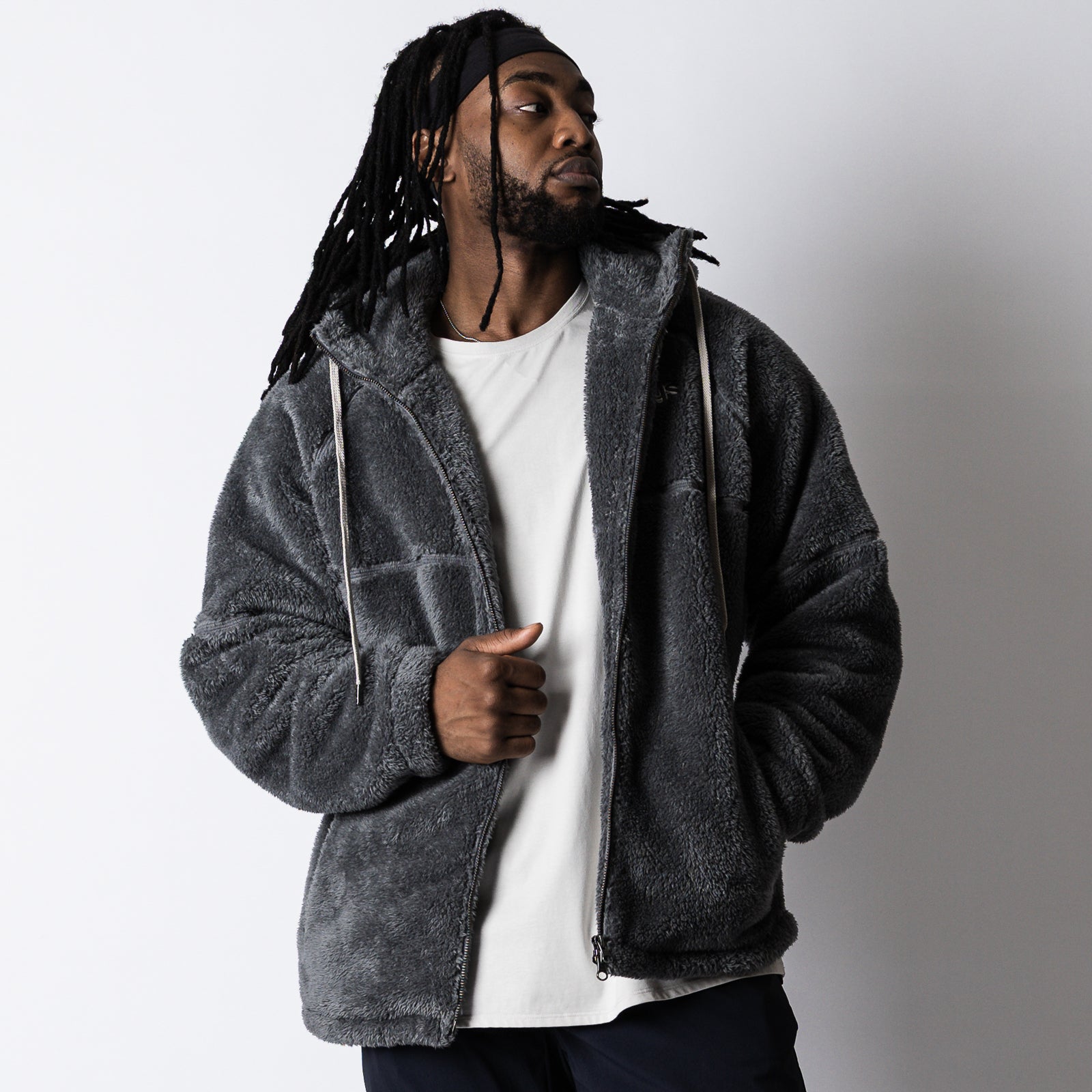 メンズ【ovys公式】フェザーボア ジップアップジャケット – ovys