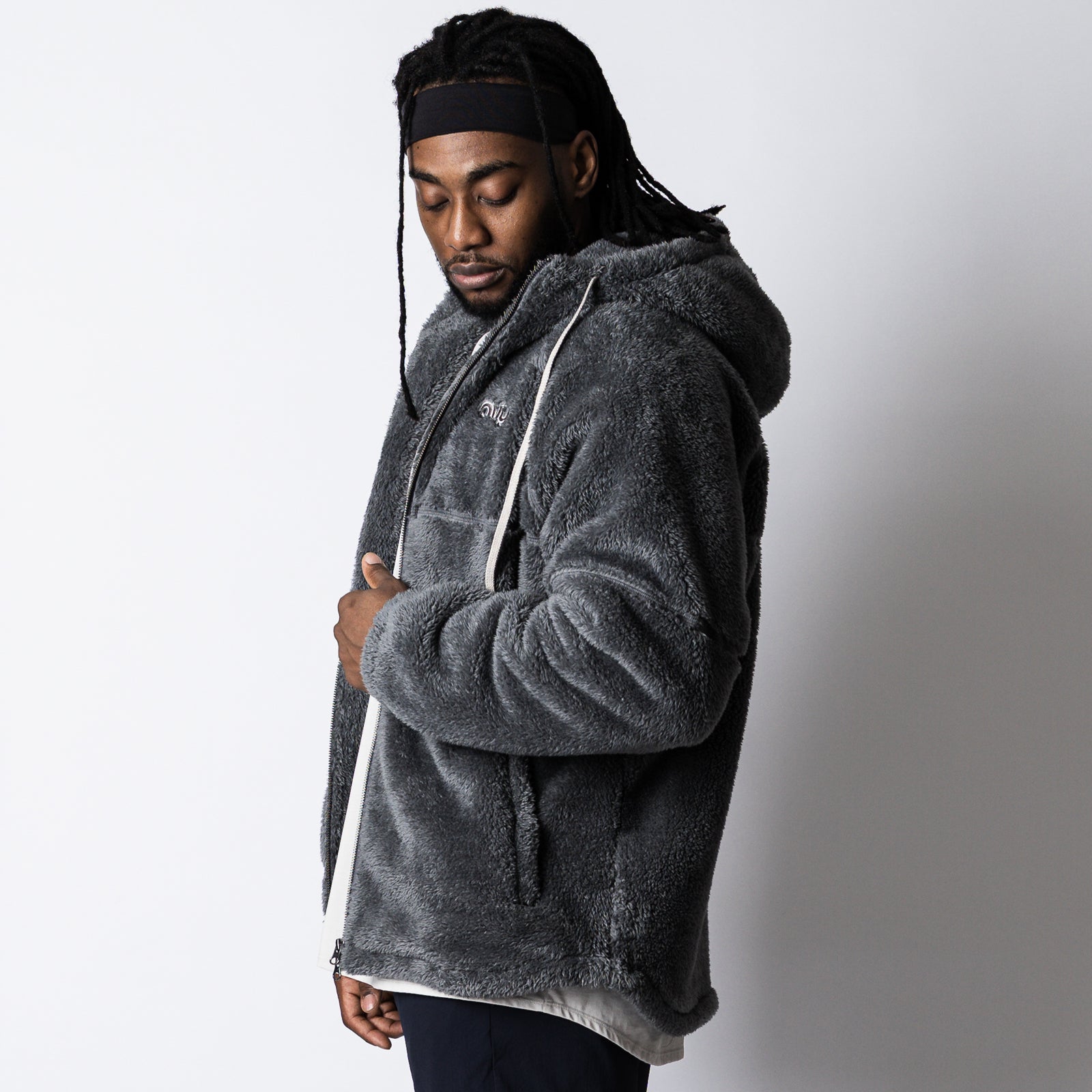 メンズ【ovys公式】フェザーボア ジップアップジャケット – ovys