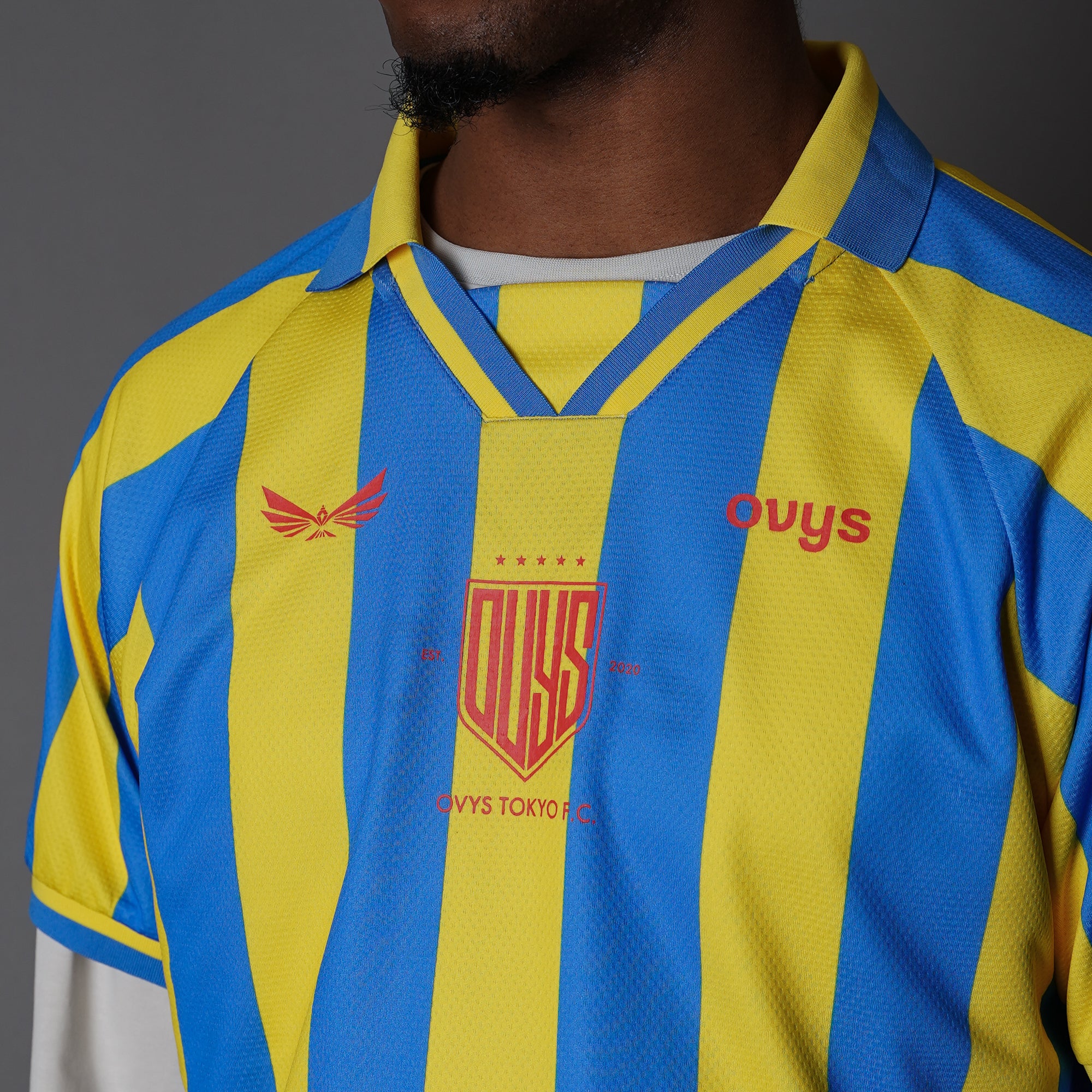 ウェア ovys BRACE FOOTBALL SHIRT メンズ【ovys公式】ブレイスフットボールシャツ／BRACE FOOTBALL SHIRT
