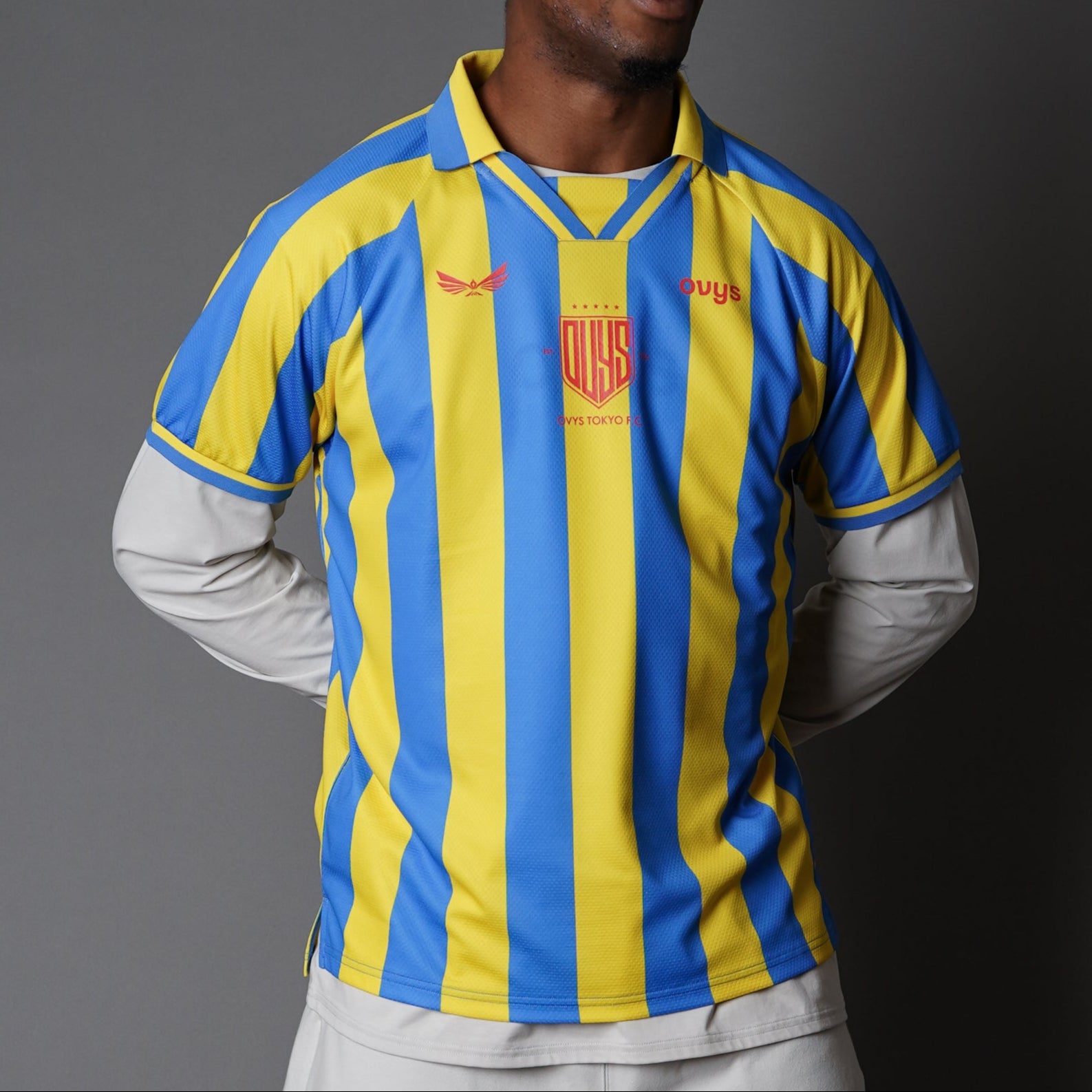 ウェア ovys BRACE FOOTBALL SHIRT メンズ【ovys公式】ブレイスフットボールシャツ／BRACE FOOTBALL SHIRT