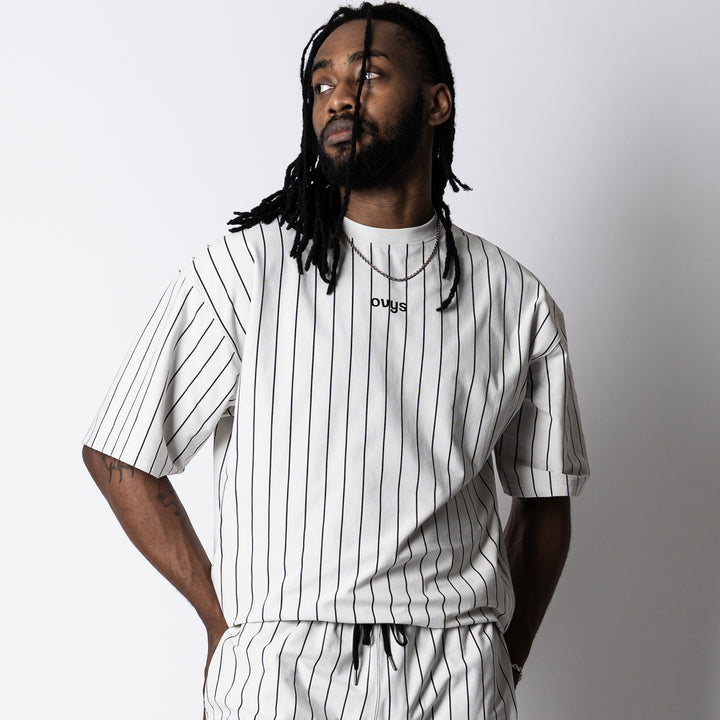 【8/7発売】STRIPE META DRY OVERSIZED TUCK IN SS TEE