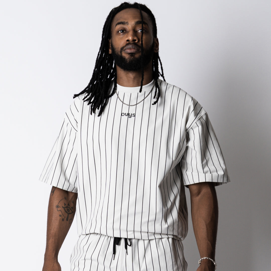 【8/7発売】STRIPE META DRY OVERSIZED TUCK IN SS TEE