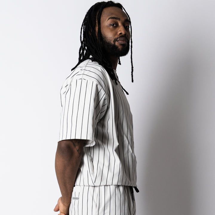 【8/7発売】STRIPE META DRY OVERSIZED TUCK IN SS TEE