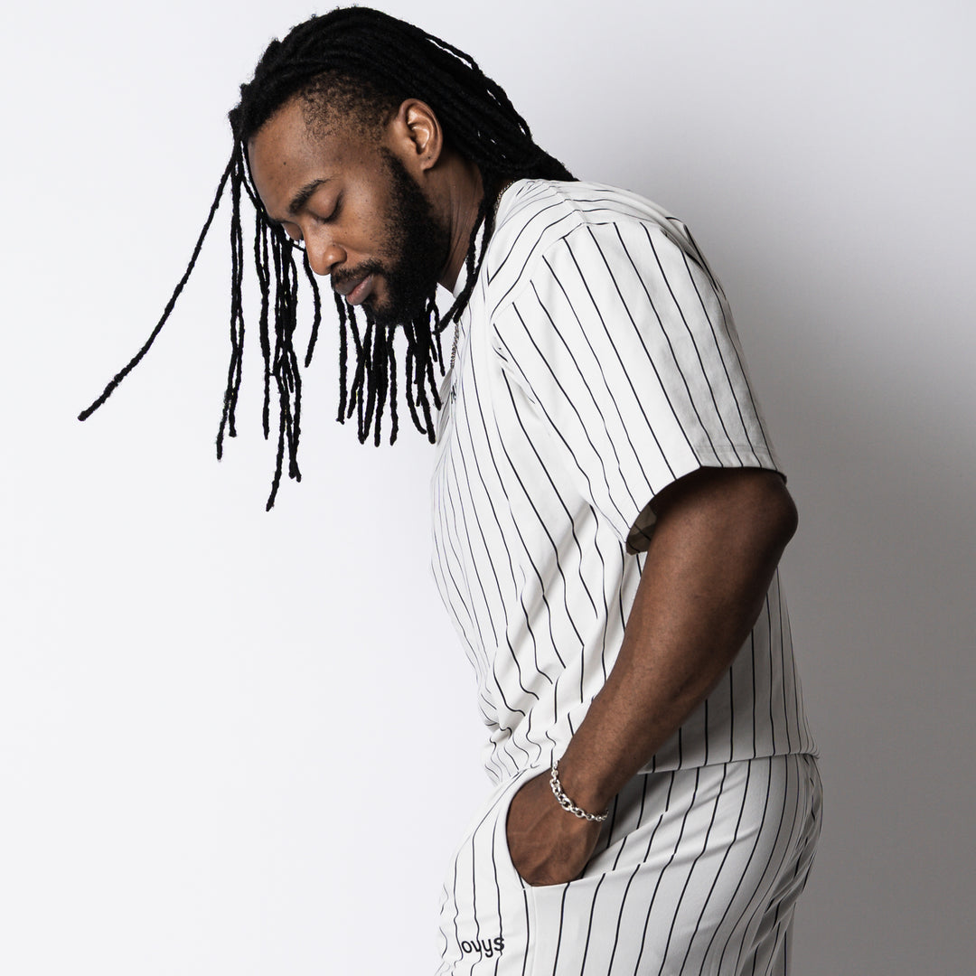 【8/7発売】STRIPE META DRY OVERSIZED TUCK IN SS TEE