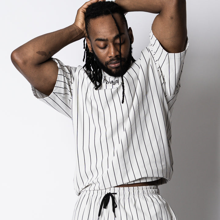 【8/7発売】STRIPE META DRY OVERSIZED TUCK IN SS TEE