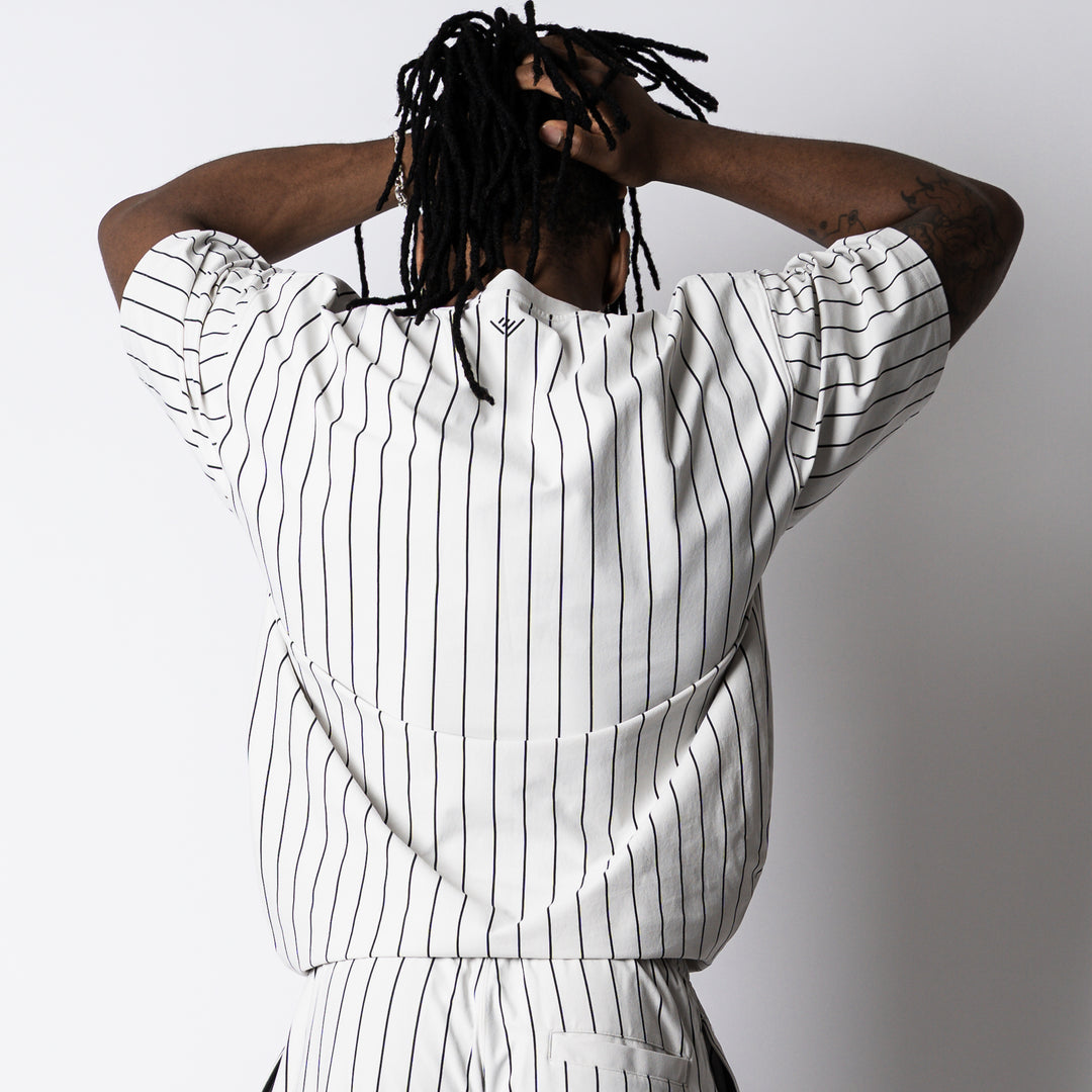 【8/7発売】STRIPE META DRY OVERSIZED TUCK IN SS TEE