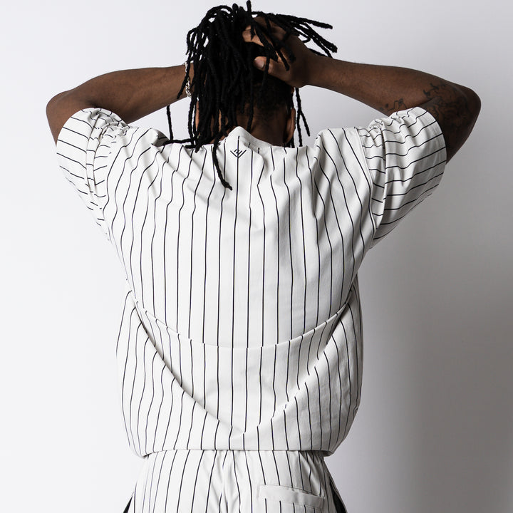 【8/7発売】STRIPE META DRY OVERSIZED TUCK IN SS TEE