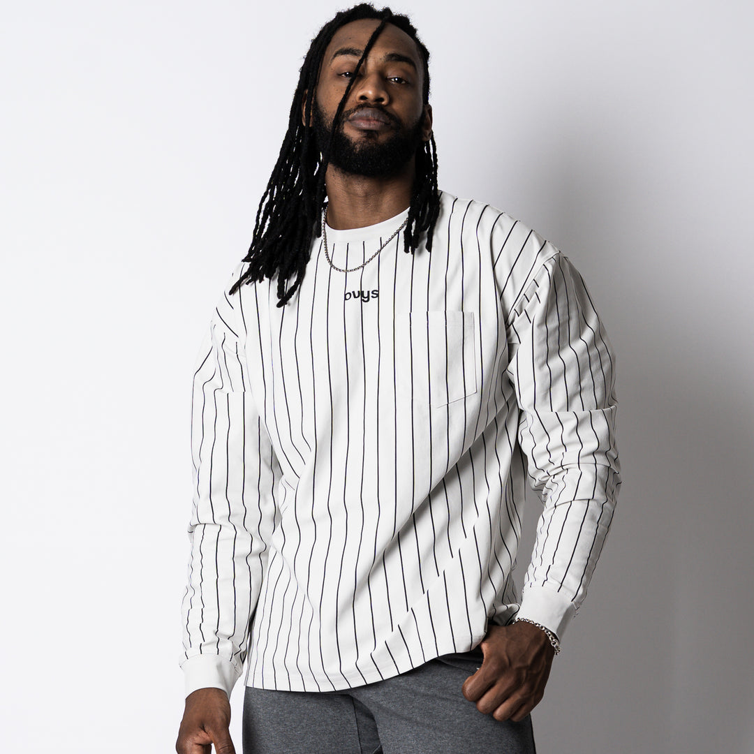 【9/25(金)発売】STRIPE META DRY OVERSIZED PKT LS TEE