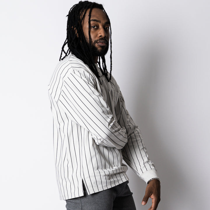 【9/25(金)発売】STRIPE META DRY OVERSIZED PKT LS TEE