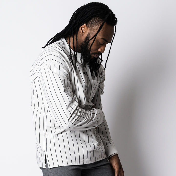 【9/25(金)発売】STRIPE META DRY OVERSIZED PKT LS TEE