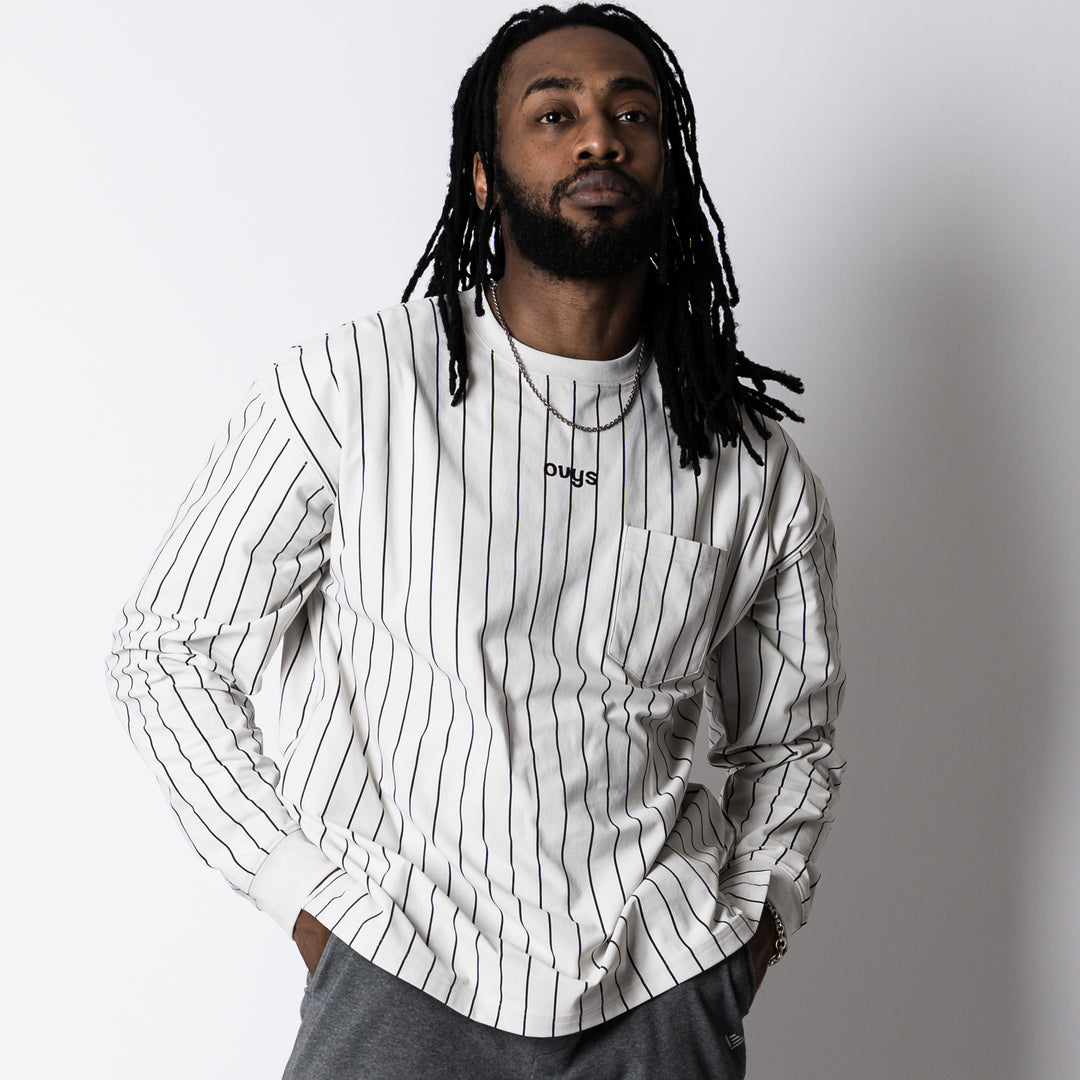 【9/25(金)発売】STRIPE META DRY OVERSIZED PKT LS TEE