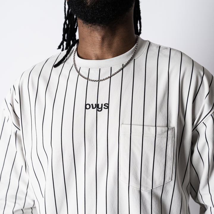 【9/25(金)発売】STRIPE META DRY OVERSIZED PKT LS TEE