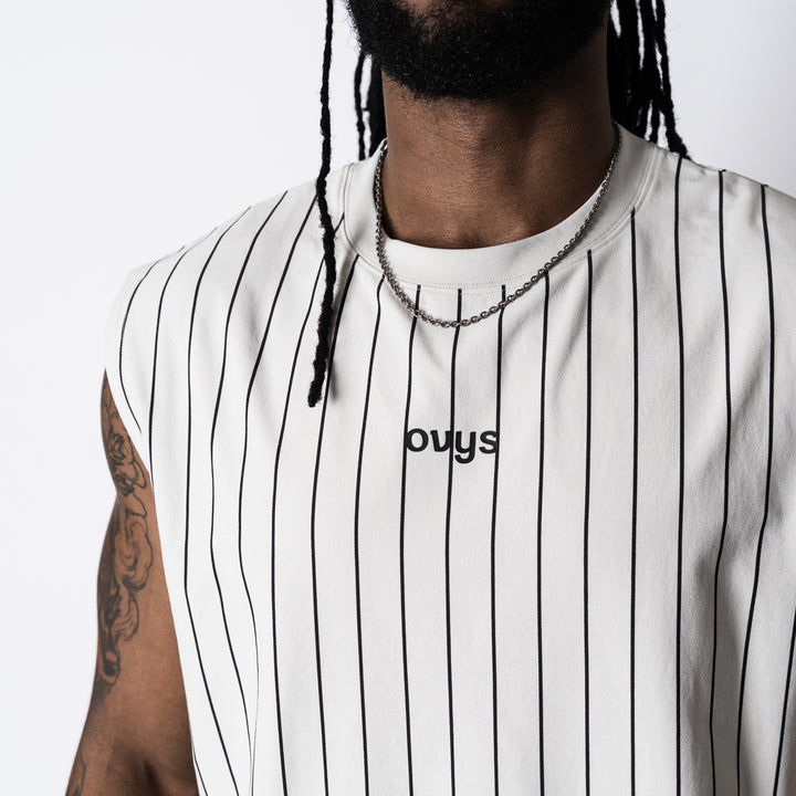 【8/7発売】STRIPE META EASY SLEEVELESS SHIRT