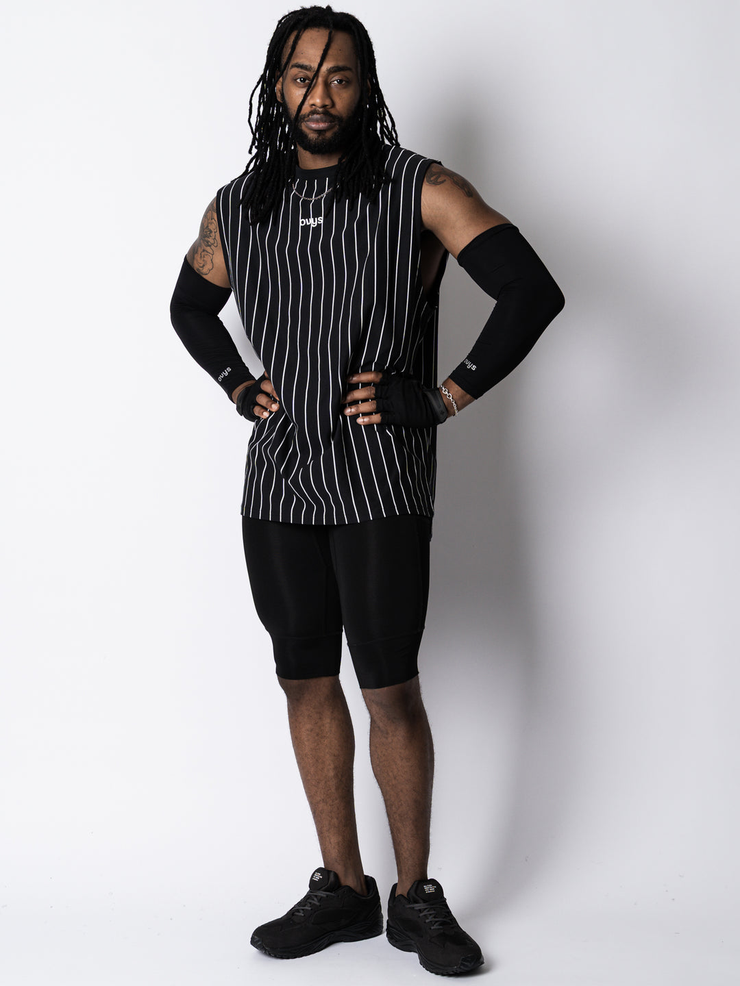 【8/7発売】STRIPE META EASY SLEEVELESS SHIRT