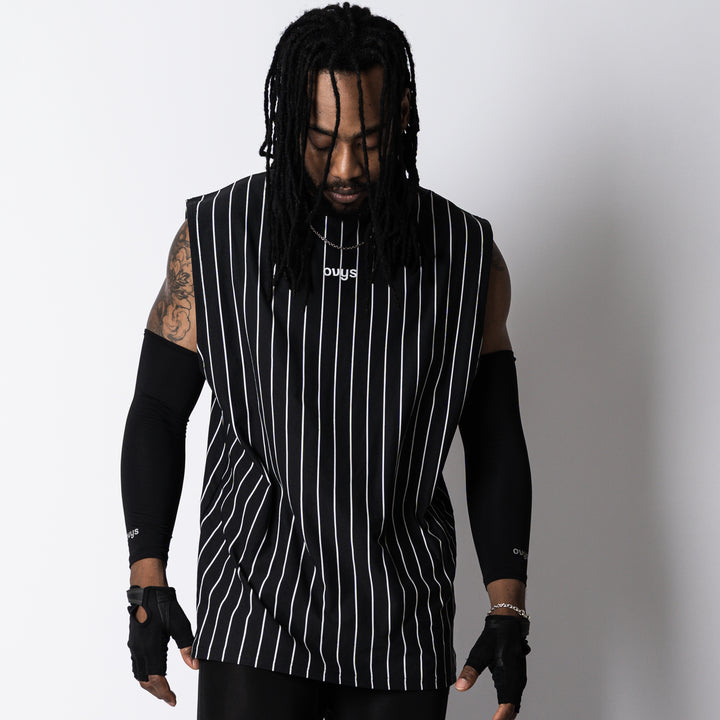【8/7発売】STRIPE META EASY SLEEVELESS SHIRT