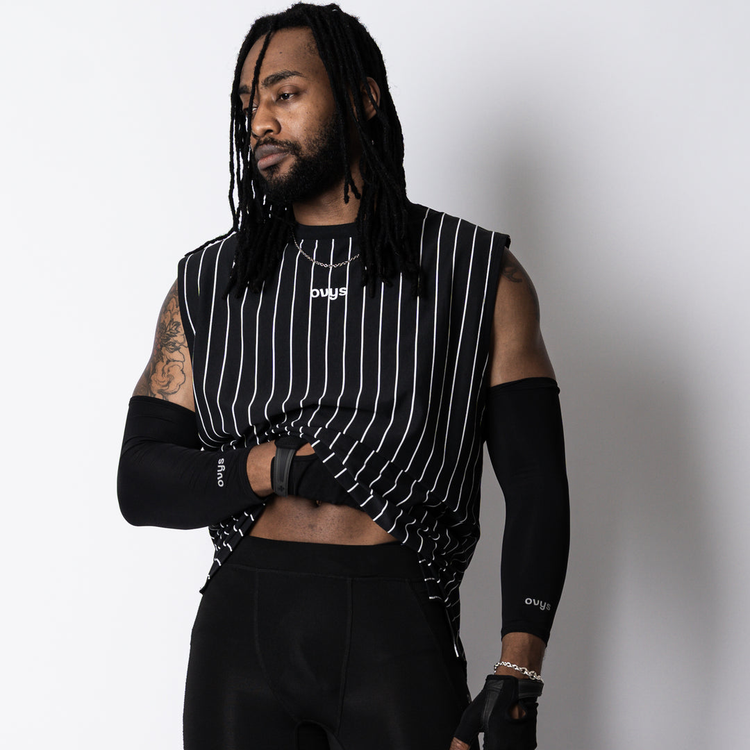 【8/7発売】STRIPE META EASY SLEEVELESS SHIRT