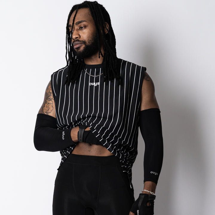 【8/7発売】STRIPE META EASY SLEEVELESS SHIRT