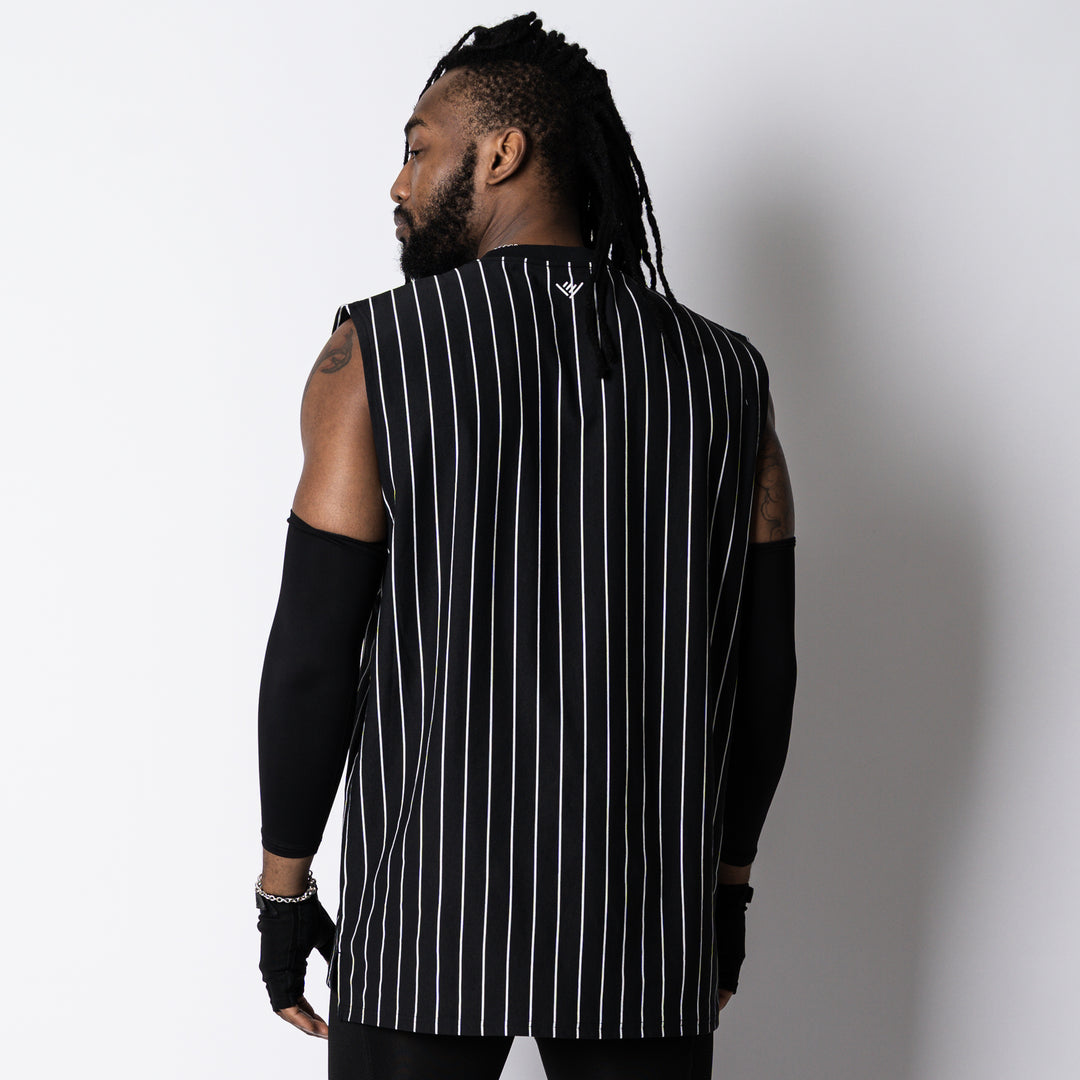 【8/7発売】STRIPE META EASY SLEEVELESS SHIRT
