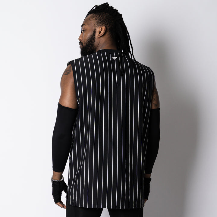 【8/7発売】STRIPE META EASY SLEEVELESS SHIRT