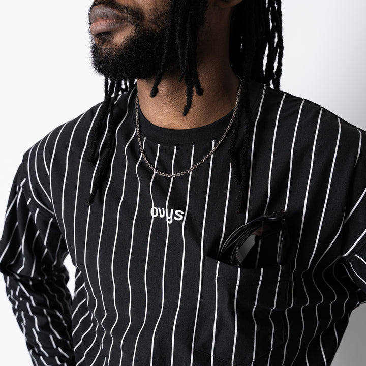 【9/25(金)発売】STRIPE META DRY OVERSIZED PKT LS TEE