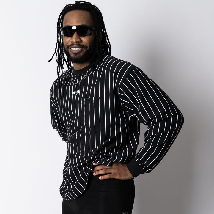 【9/25(金)発売】STRIPE META DRY OVERSIZED PKT LS TEE