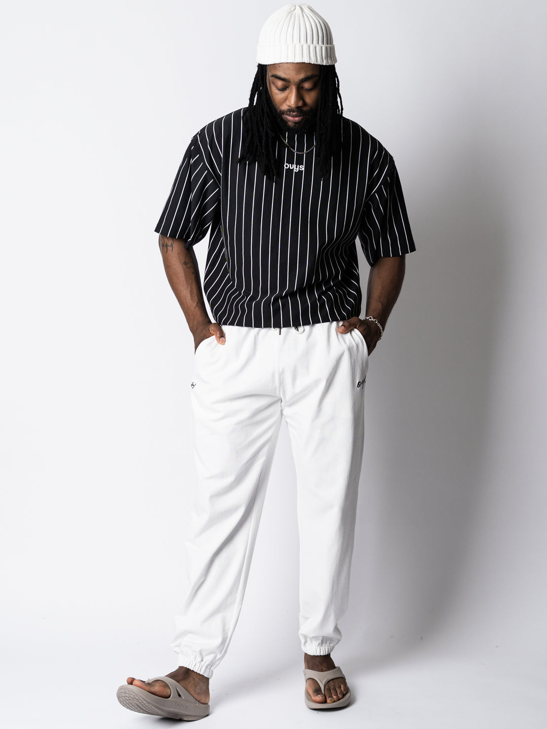 【8/7発売】STRIPE META DRY OVERSIZED TUCK IN SS TEE