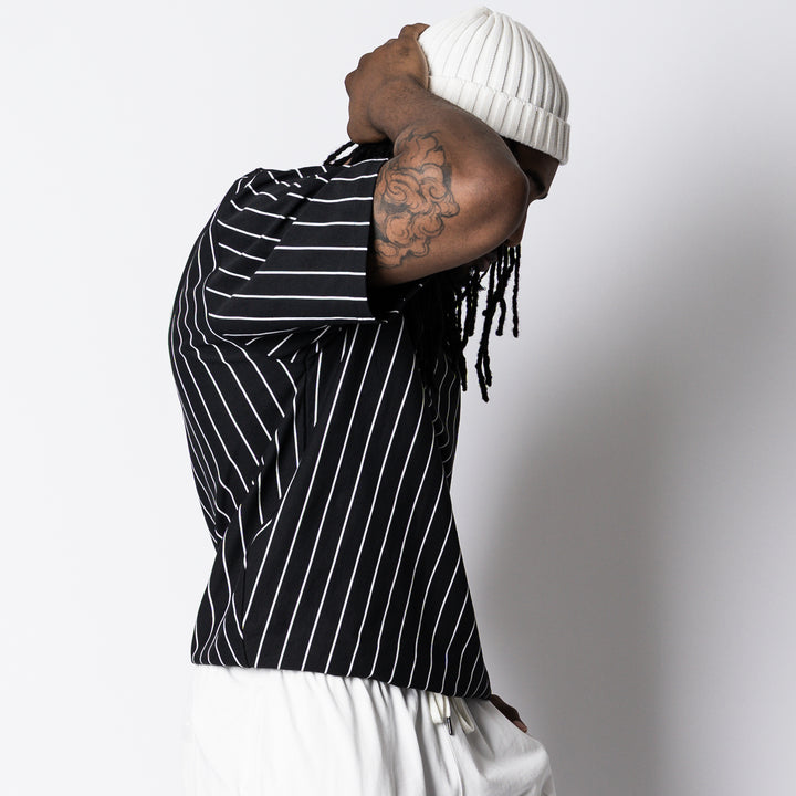 【8/7発売】STRIPE META DRY OVERSIZED TUCK IN SS TEE