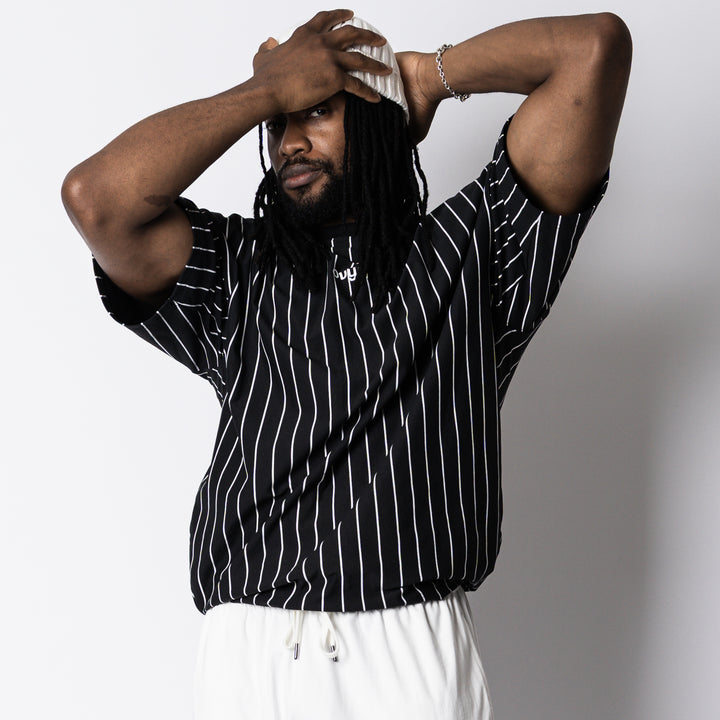【8/7発売】STRIPE META DRY OVERSIZED TUCK IN SS TEE