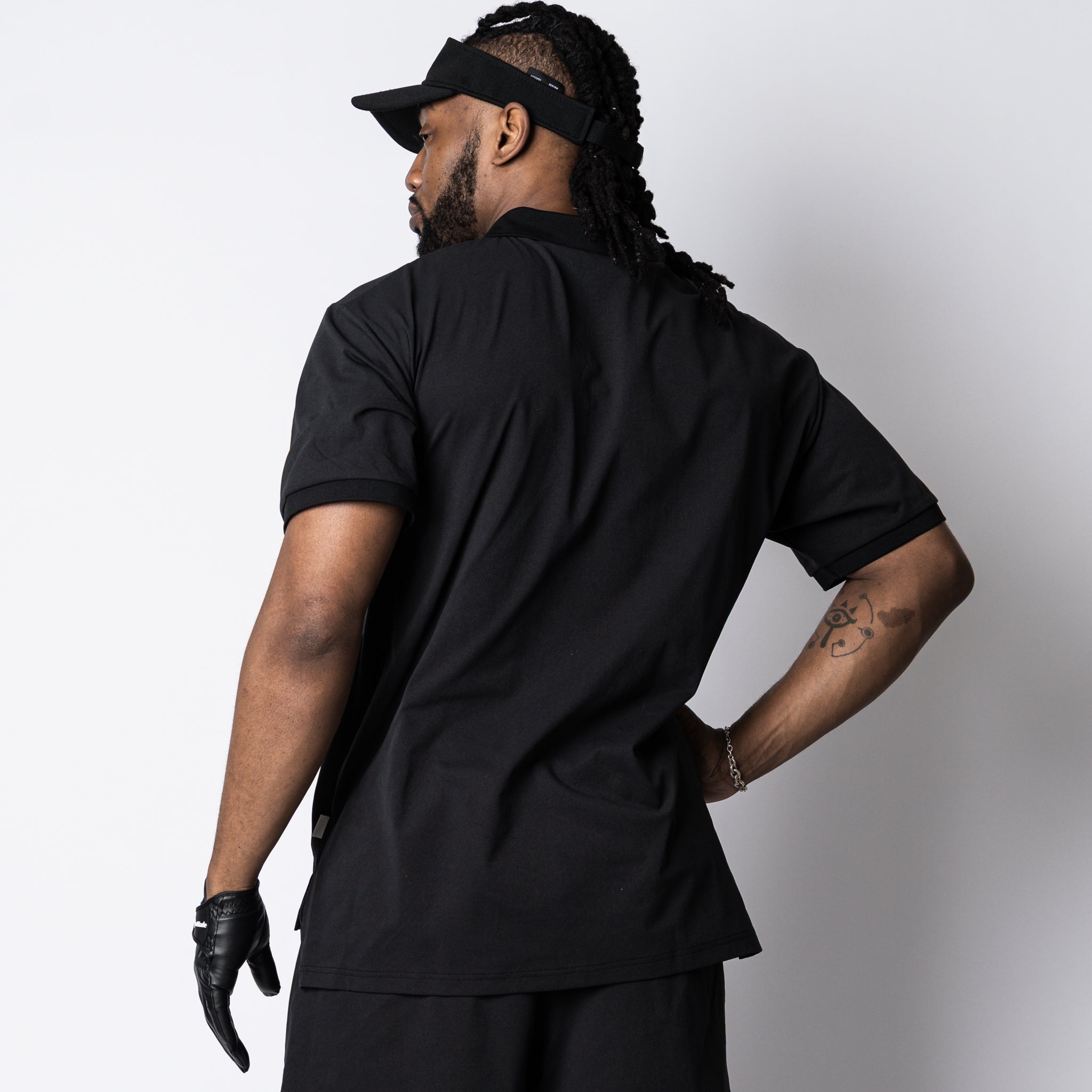 META OVERSIZED SLIT POLO SHIRT – ovys(オーヴィーズ)