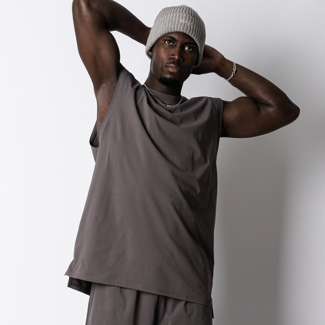 QUAD LOGO META EASY SLEEVELESS SHIRT