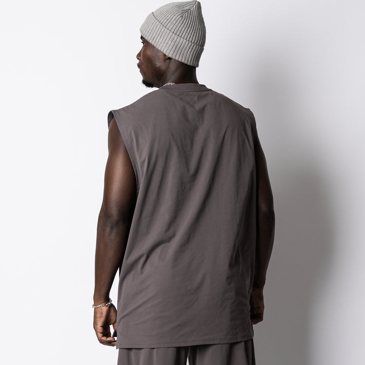 QUAD LOGO META EASY SLEEVELESS SHIRT