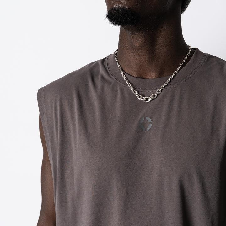 QUAD LOGO META EASY SLEEVELESS SHIRT