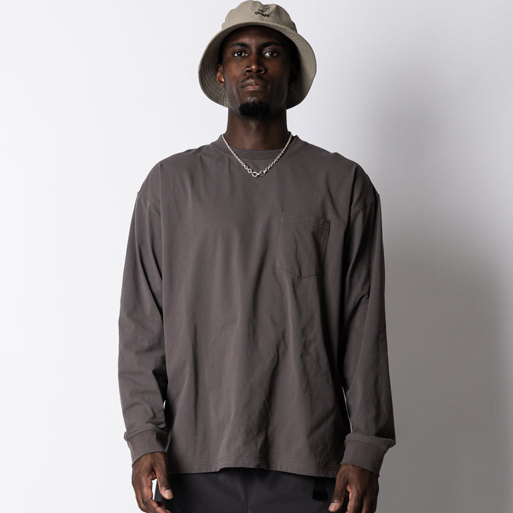 META DRY OVERSIZED PKT LS TEE