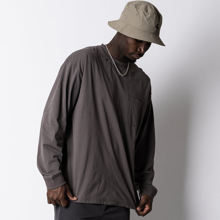 META DRY OVERSIZED PKT LS TEE
