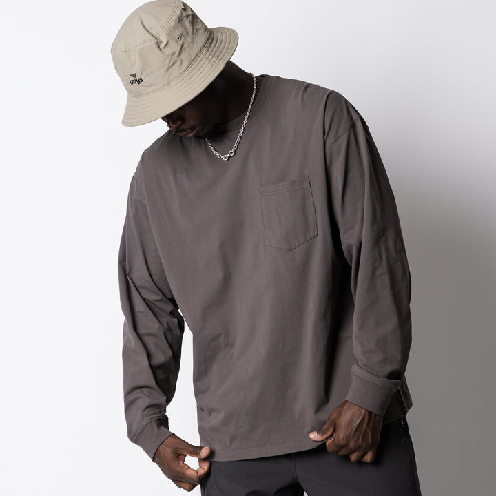 META DRY OVERSIZED PKT LS TEE