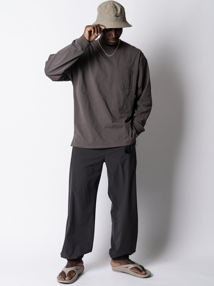 META DRY OVERSIZED PKT LS TEE