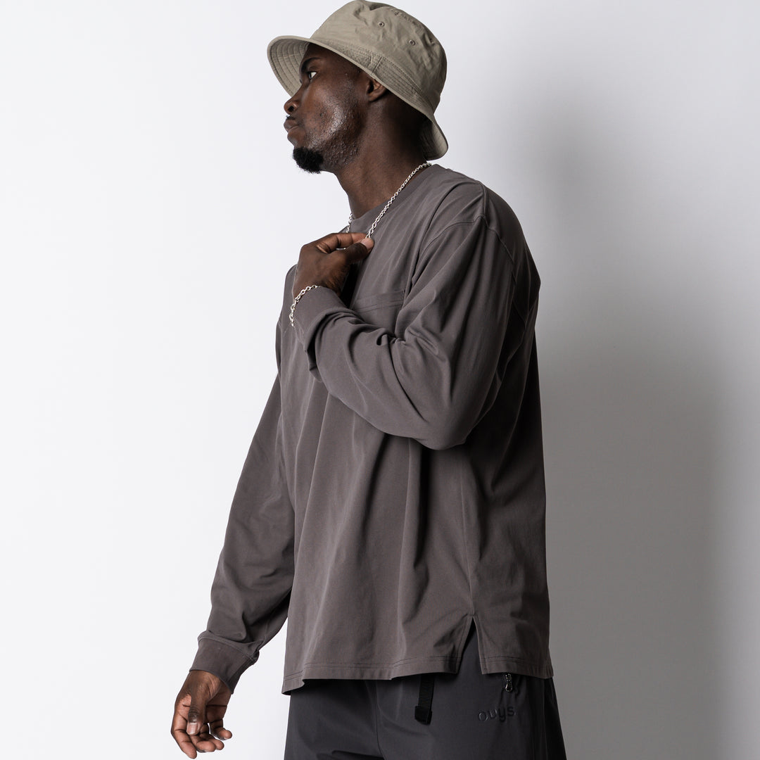 META DRY OVERSIZED PKT LS TEE
