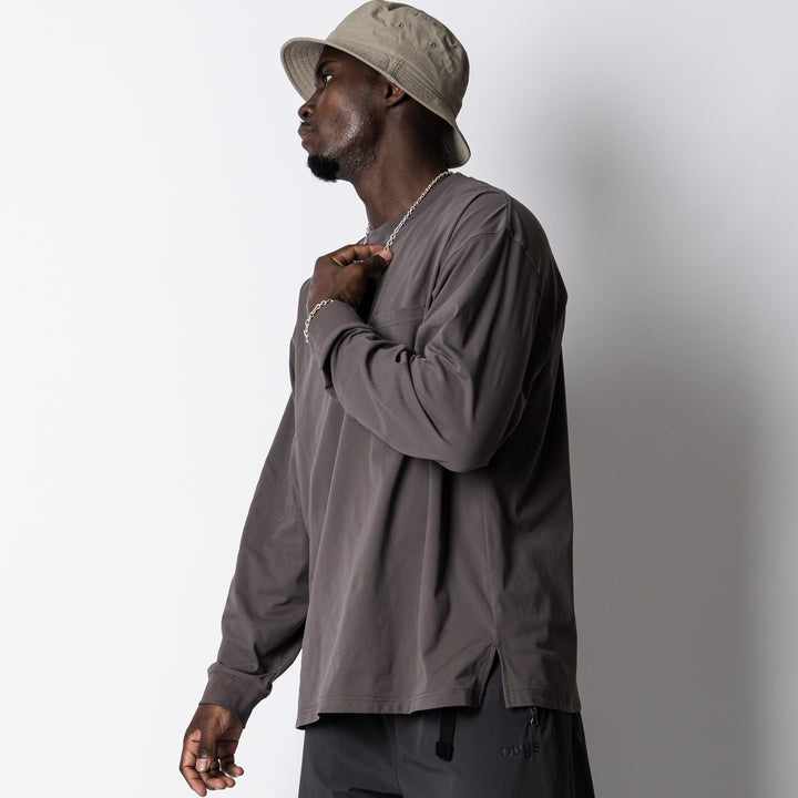 META DRY OVERSIZED PKT LS TEE