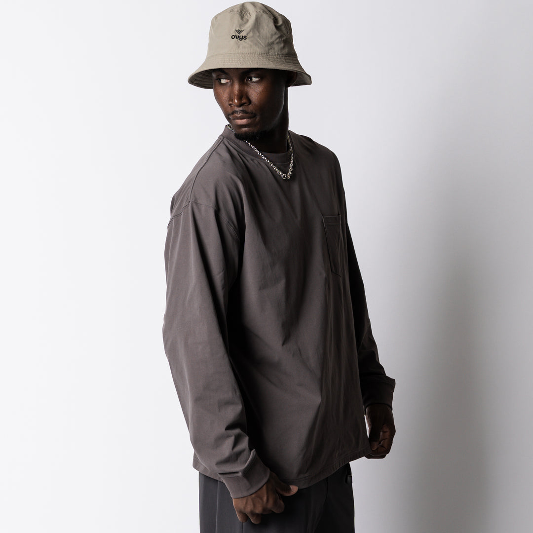 META DRY OVERSIZED PKT LS TEE