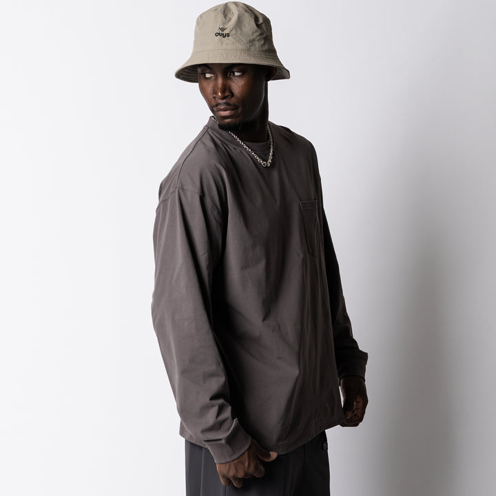 META DRY OVERSIZED PKT LS TEE