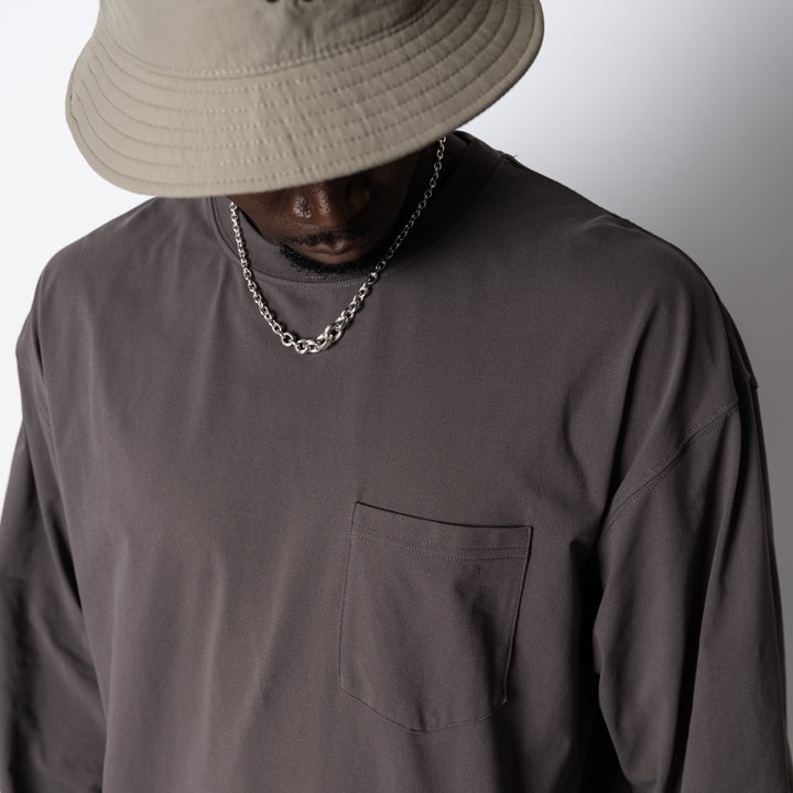 META DRY OVERSIZED PKT LS TEE