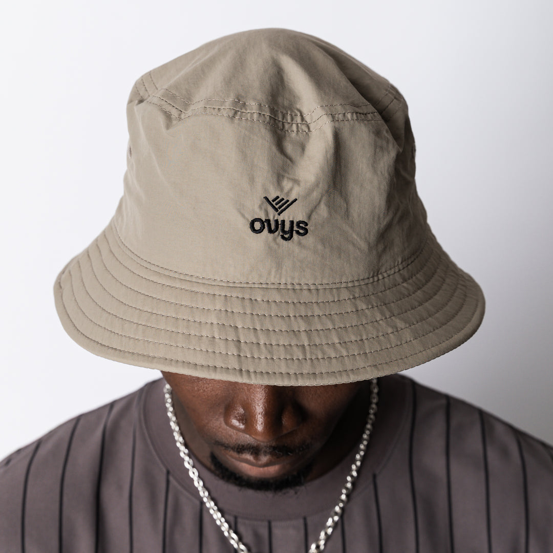 MINI LOGO NYLON BUCKET HAT